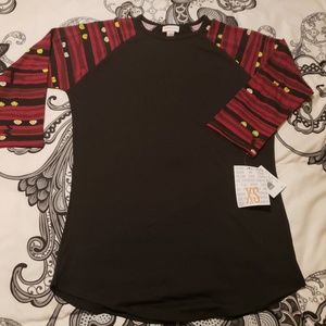 NWT Maroon/Black LuLaRoe Halloween Randy